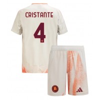 AS Roma Bryan Cristante #4 Replika babykläder Bortaställ Barn 2024-25 Kortärmad (+ korta byxor)